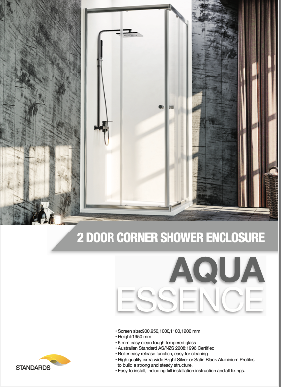 Aqua Essence corner shower enclosure